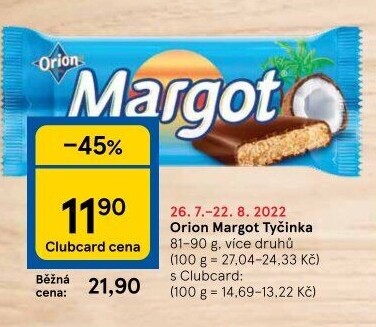Tyčinka Margot Orion