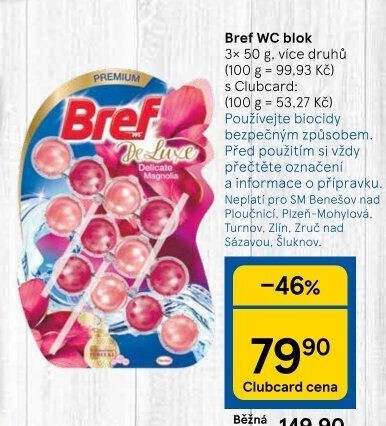 WC blok Bref