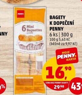 Bagety k dopečení Penny