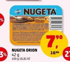 Čokokrém arašídový Nugeta Orion