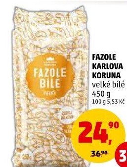 Fazole bílé Karlova Koruna
