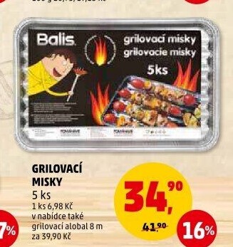 Grilovací tácky Balis