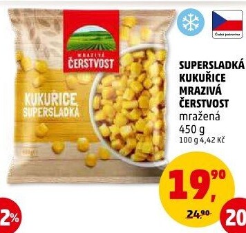 Kukuřice mražená Mrazivá Čerstvost