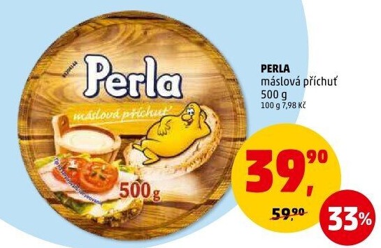 Margarín máslová příchuť Perla