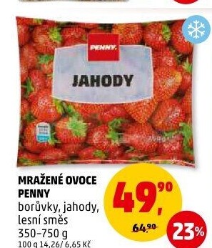 Mražené borůvky Penny