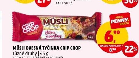 Müsli tyčinka Crip Crop