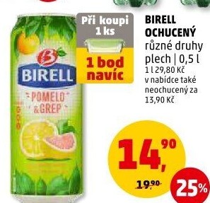 Nealkoholické pivo ochucené Birell