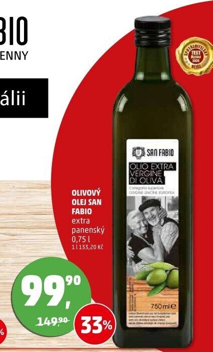 Olivový olej extra panenský San Fabio
