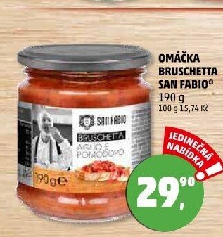 Omáčka Bruschetta San Fabio