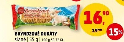Oplatky brynzové dukáty Tina