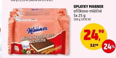 Oplatky Snack Manner