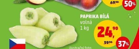 Paprika bílá