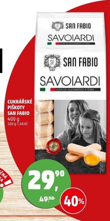 Piškoty cukrářské San Fabio
