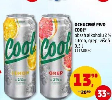 Pivo ochucené Staropramen Cool