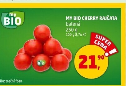 Rajčata cherry bio My BIO