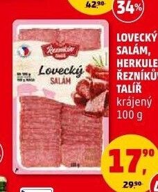 Salám lovecký Řezníkův talíř