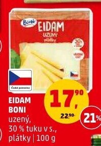 Sýr Eidam uzený 30% Boni