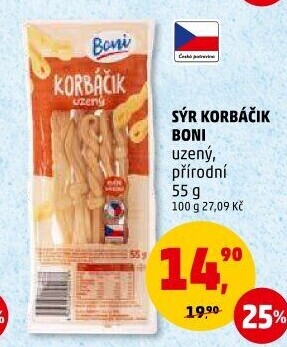 Sýr Korbáčky Boni
