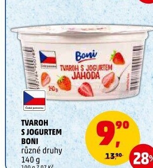 Tvaroh s jogurtem Boni