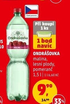 Voda ochucená Ondrášovka
