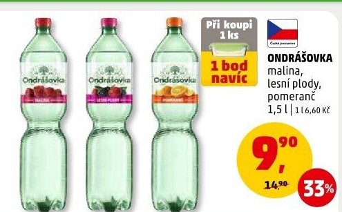 Voda ochucená Ondrášovka