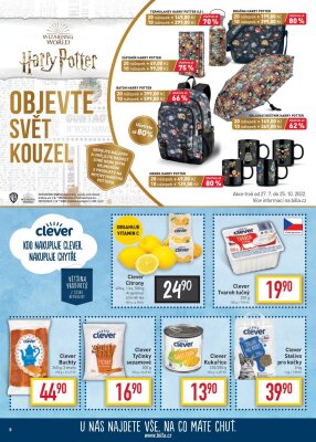 akční leták BILLA 3.8.2022-9.8.2022