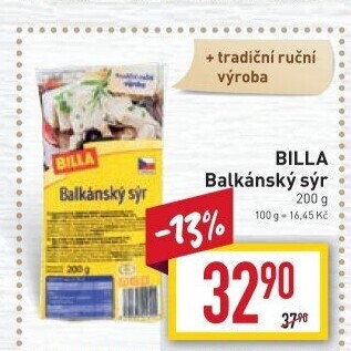 Balkánský sýr Billa