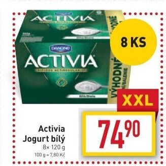 Bílý jogurt Activia Danone