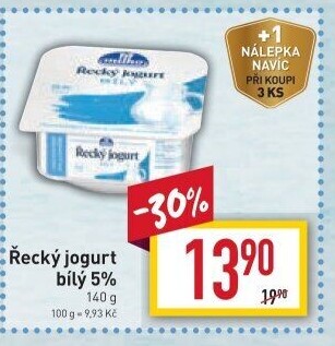 Bílý jogurt řecký 5% Milko