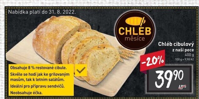 Chléb cibulový