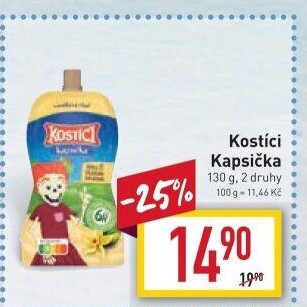 Kapsička Kostíci Danone