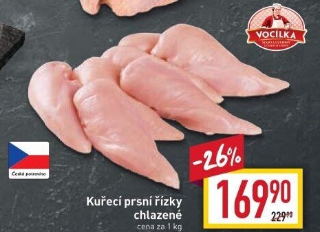 Kuřecí prsní řízky Vocílka