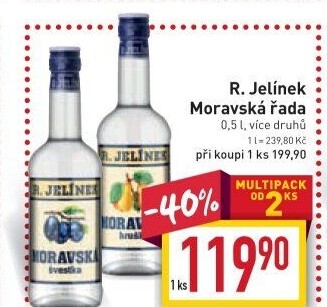 Pálenky Moravská řada Rudolf Jelínek