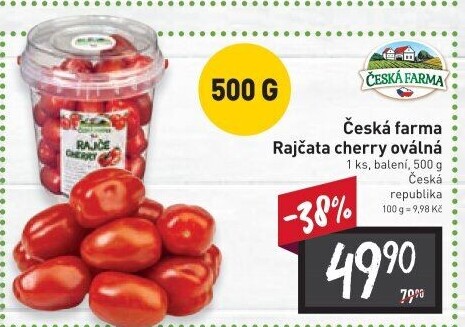 Rajčata cherry Česká farma
