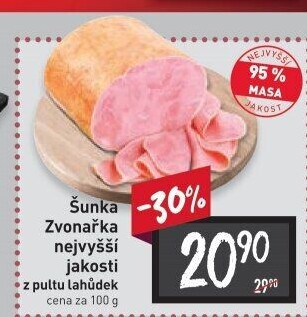 Šunka Zvonařka nejvyšší jakosti