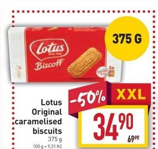 Sušenky Biscoff Lotus