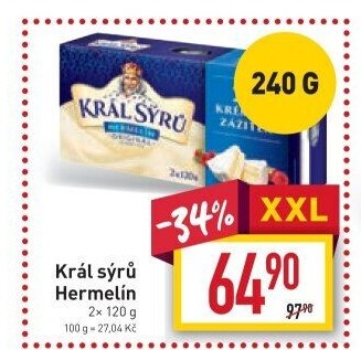 Sýr Hermelín Král sýrů