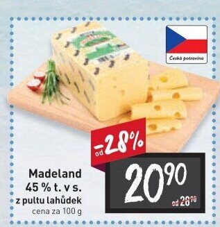 Sýr Madeland 45% Madeta