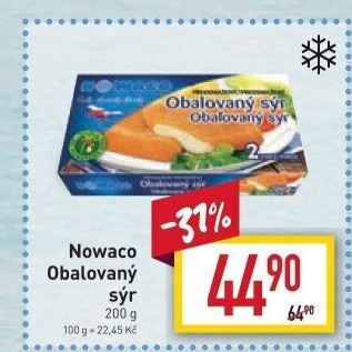 Sýr obalovaný mražený Nowaco