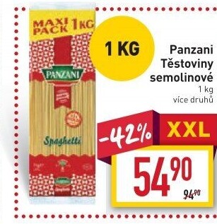 Těstoviny Panzani