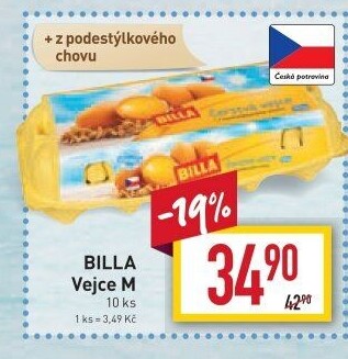 Vejce z podestýlky M Billa