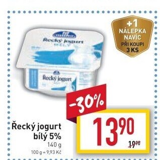 Bílý jogurt řecký 5% Milko