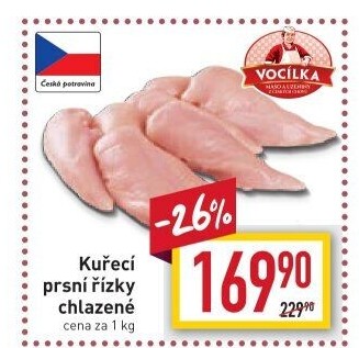 Kuřecí prsní řízky Vocílka