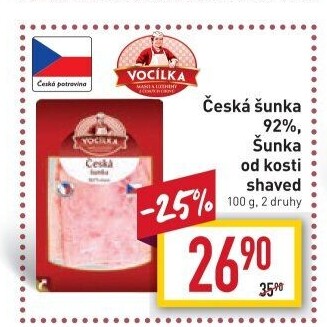 Šunka česká Vocílka