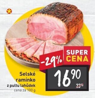 Šunka selské ramínko