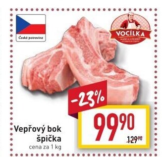 Vepřový bok špička Vocílka