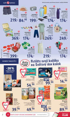 akční leták ROSSMANN drogerie 3.8.2022-16.8.2022