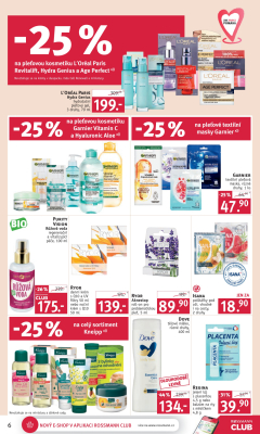akční leták ROSSMANN drogerie 3.8.2022-16.8.2022