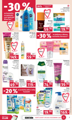 akční leták ROSSMANN drogerie 3.8.2022-16.8.2022