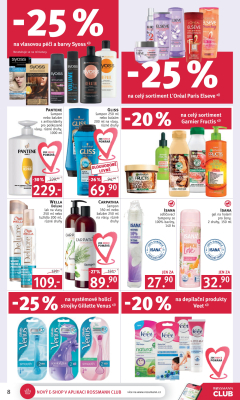akční leták ROSSMANN drogerie 3.8.2022-16.8.2022
